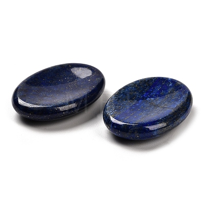 Natural Lapis Lazuli Oval Worry Stone G-R487-01I-1