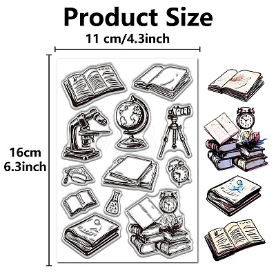 Plastic Stamps DIY-WH20018-0357-1