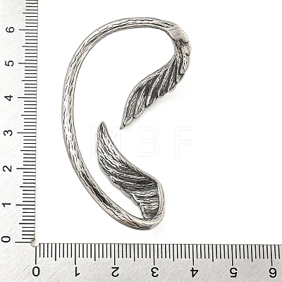 316 Surgical Stainless Steel Cuff Earrings EJEW-E300-04AS-01-1