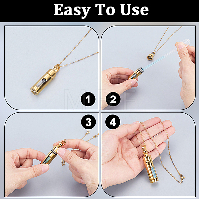 2Pcs 304 Stainless Steel Perfume Bottle Pendants DIY-PH0036-95-1