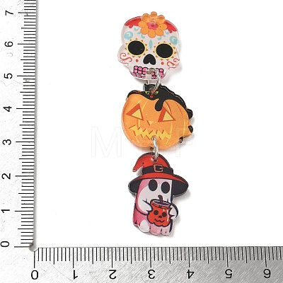 Halloween Printed Acrylic Big Pendants AC-CBACFA6-01D-P-1