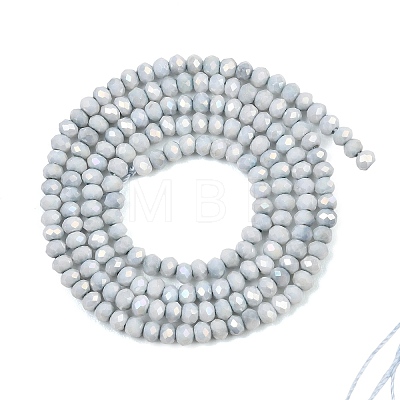 Electroplate Rondelle Glass Beads Strands GL-T021-2x2.5mm-17-22-1
