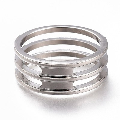 304 Stainless Steel Finger Rings RJEW-F110-14P-7-1