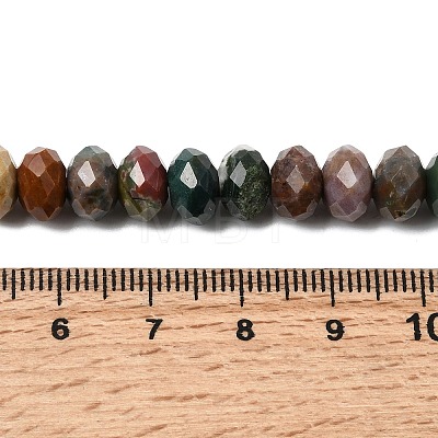 Natural Ocean Agate/Ocean Jasper Beads Strands G-C259-A32-5x8mm-1