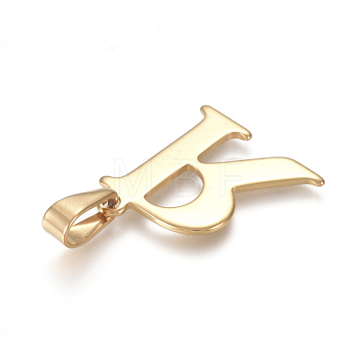 304 Stainless Steel Pendants STAS-F106-95G-R-1