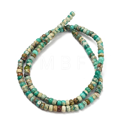 Dyed Natural Imperial Jasper Beads Strands G-P600-A01-01D-1