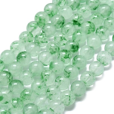 Natural Malaysia Jade Beads Strands G-L645-C01-8mm-14-1