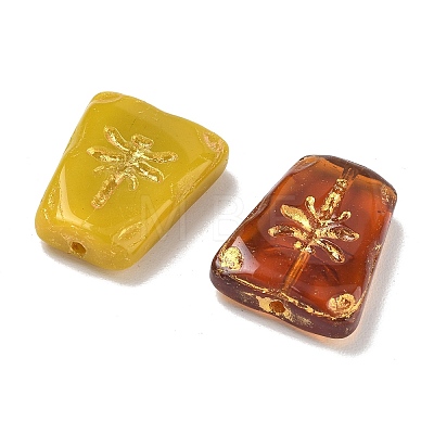 Baking Paint Mixed Styles Glass Beads GL-CBA8D6A-11-1