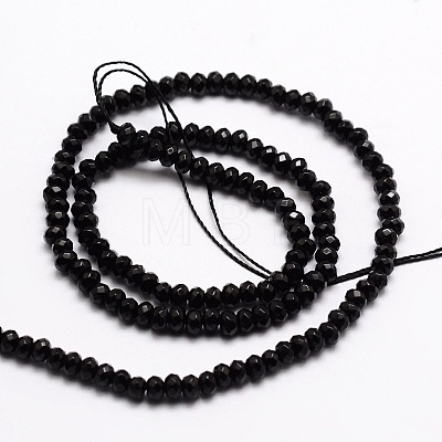 Dyed Natural Malaysia Jade Rondelle Beads Strands G-E315-2x3mm-16-1