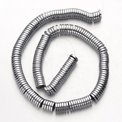 Electroplate Non-magnetic Synthetic Hematite Beads Strands G-F300-17B-01-1