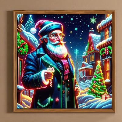 Christmas Series DIY Diamond Painting Kit DIY-B078-10-1