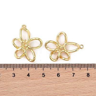 Brass Cubic Zirconia Stud Earrings Findings KK-B087-12G-1