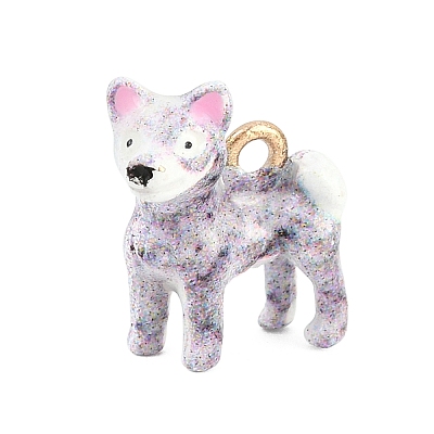 3D Alloy Enamel Pendants FIND-G114-02G-01-1