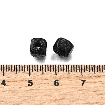 Spray Painted Wooden Beads WOOD-P021-01A-29-1