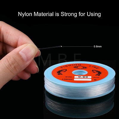 Transparent Fishing Thread Nylon Wire EC-L001-0.8mm-01-1