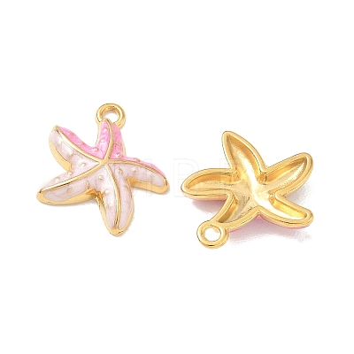 304 Stainless Steel Enamel Pendants STAS-Q119-08G-02-1