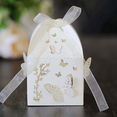 3D Butterfly Cardboard Hollow Candy Storage Gift Boxes PW-WGE2AEA-06-1