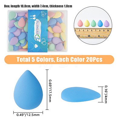 80pcs 4 colors Opaque Spray Painted Acrylic Cabochons ACRP-DC0001-01-1