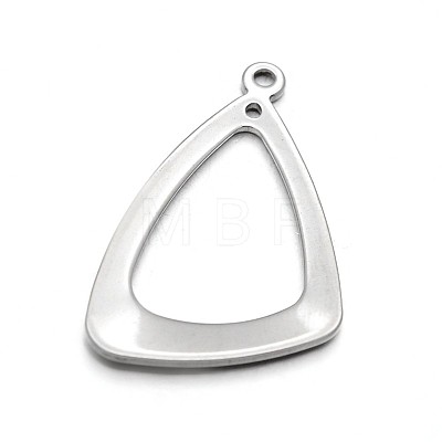 Triangle Ring 304 Stainless Steel Pendants STAS-N073-20-1