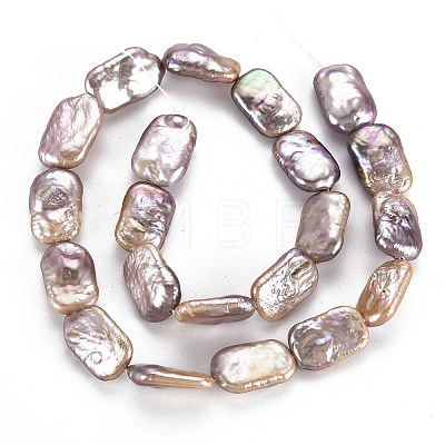 Natural Keshi Pearl Beads Strands PEAR-S020-D04-1