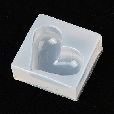 Heart Silicone Molds X-DIY-R078-12-1