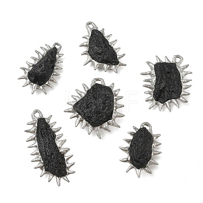 Natural Tektite Pendants GG-CBA86DE-01P-1