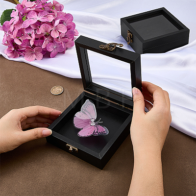 Wood Jewelry Display Cases CON-WH0089-223B-1