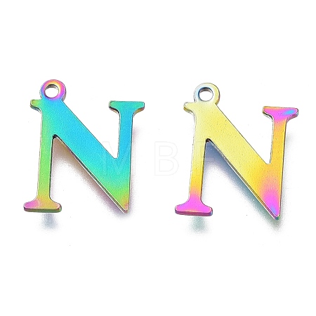 Ion Plating(IP) 304 Stainless Steel Charms STAS-H112-N-M-1