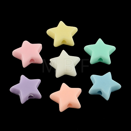 Opaque Acrylic Beads SACR-S743-19-1