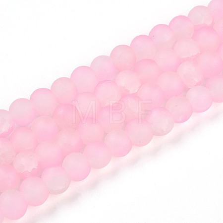Crackle Glass Beads X1-GLAA-N009-6mm-02-1