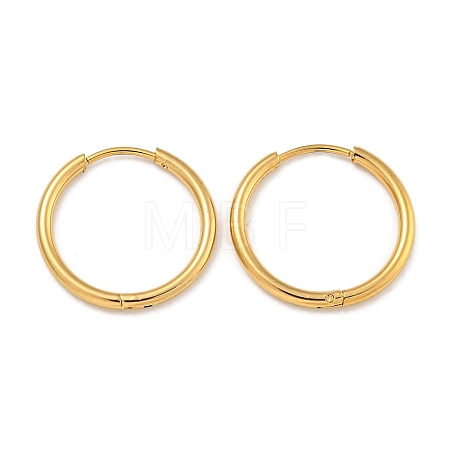 PVD Vacuum Plating 304 Stainless Steel Huggie Hoop Earrings for Women EJEW-F280-07E-G-1