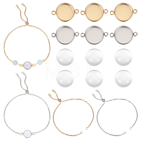 DIY Blank Dome Bracelet Making Kit DIY-UN0003-94-1