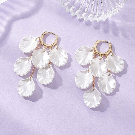 Petaline ABS Plastic Imitation Pearl Chandelier Earrings EJEW-TA00775-1