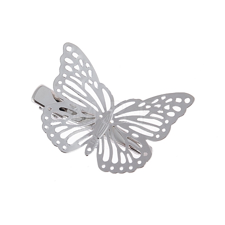 Hollow Butterfly Alloy Alligator Hair Clips PW-WG60457-02-1