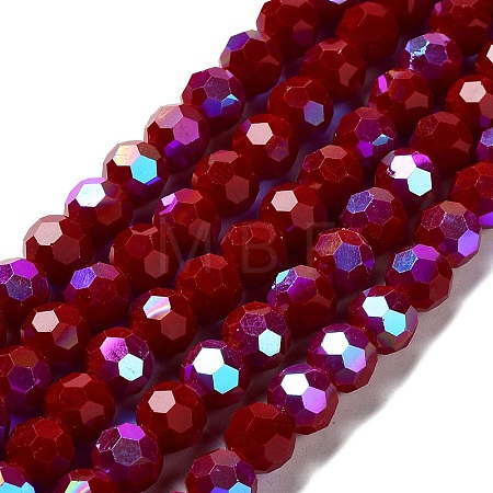 Opaque Glass Beads Strands EGLA-A035-P10mm-L02-1