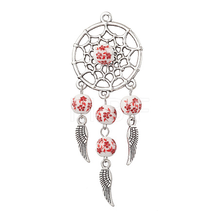 Tibetan Style Alloy Big Pendants PALLOY-JF04454-02-1