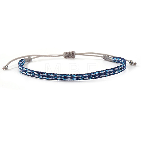 Bohemian Adjustable Nylon Cord Braided Bracelets for Women GE8132-14-1
