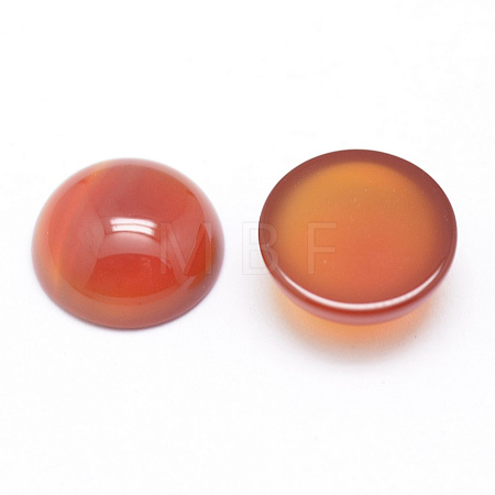Natural Carnelian Cabochons X-G-P215-15-12mm-1