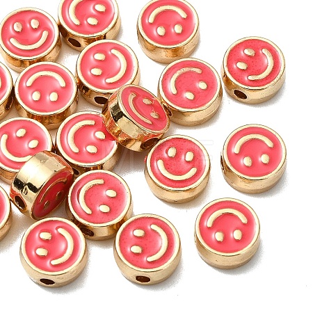 20Pcs Alloy Enamel Beads FIND-YW0009-18D-1