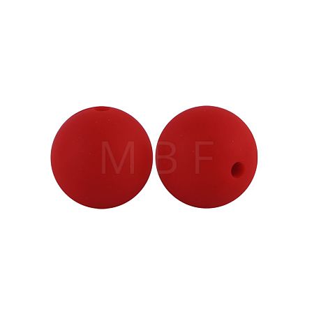 Silicone Beads Round Rubber Bead 15MM Loose Spacer Beads for DIY Supplies Jewelry Keychain Making FIND-SX0001-205-1