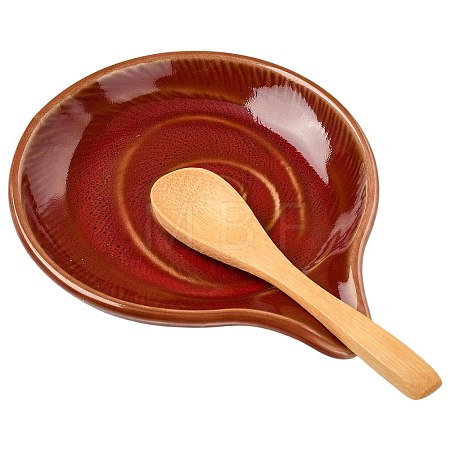 Round Ceramic Utensil Rest PR-FZCA307-04-1