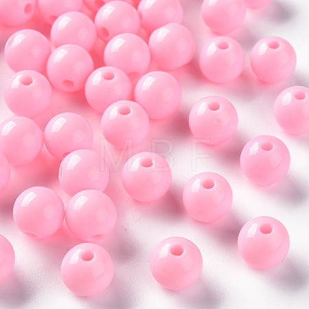 Opaque Acrylic Beads LS-X-MACR-S370-C10mm-A01-1