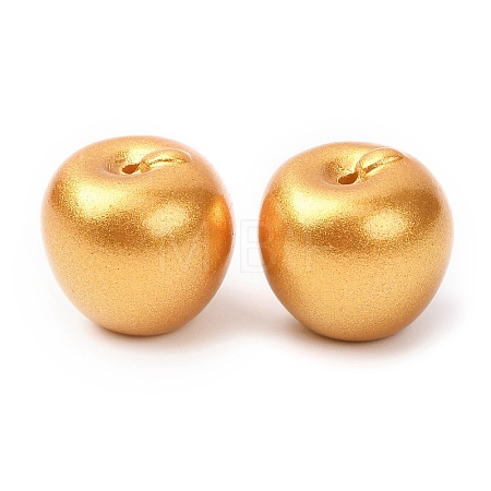 Spray Paint Opaque Resin Beads RESI-C073-02B-1