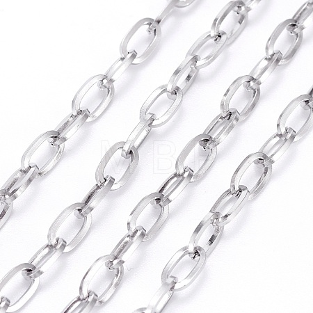 Tarnish Resistant 304 Stainless Steel Cable Chains CHS-H007-32P-1
