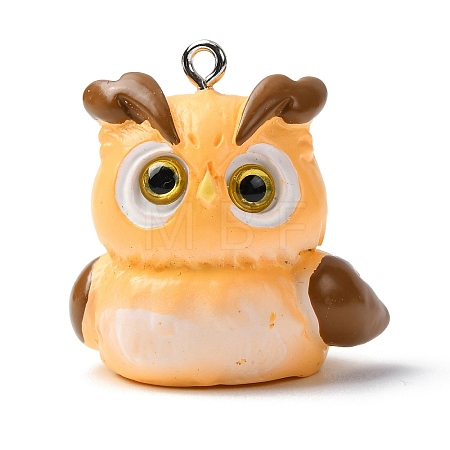 Opaque Resin Pendants RESI-A049-01A-1