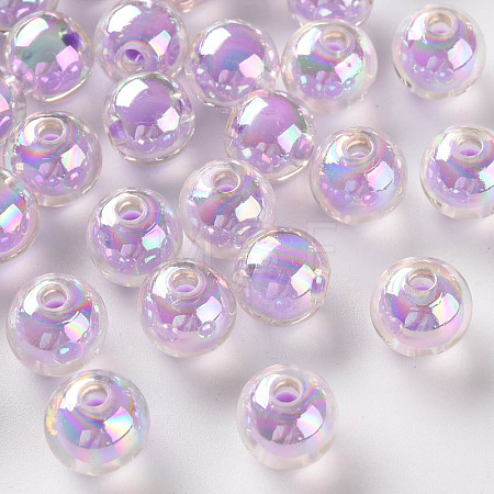 Transparent Acrylic Beads TACR-S152-15B-SS2114-1