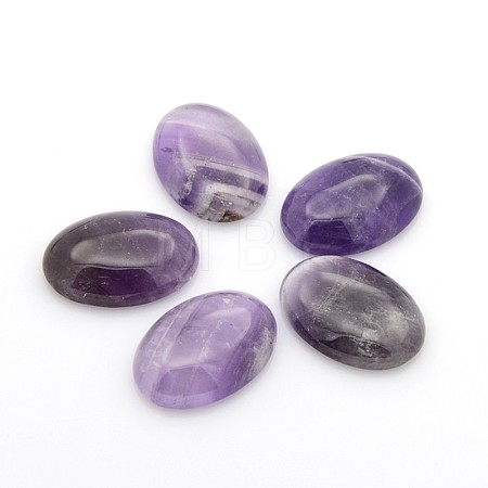 Natural Amethyst Cabochons X-G-P023-05-1