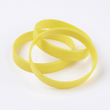 Silicone Wristbands Bracelets BJEW-J176-180-19-1