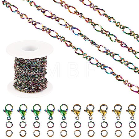 DIY Chain Jewelry Set Making Kit STAS-SZ0002-30-1