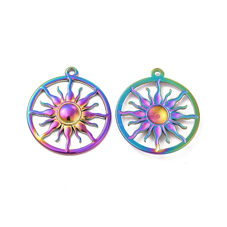 Ion Plating(IP) 304 Stainless Steel Pendants STAS-B032-29MC-1